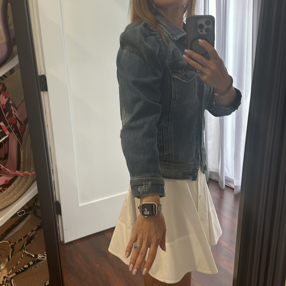 SOLD!!!NEW RETROFETE denim jeans jacket XS $595 - Picture 6 of 7